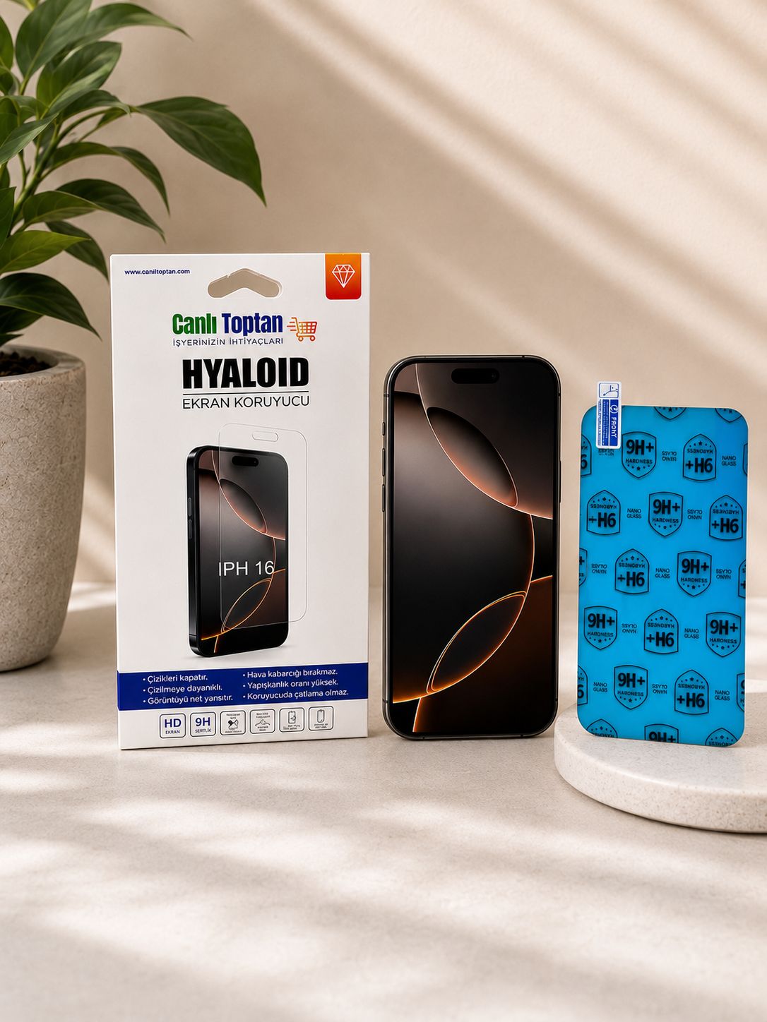 HYALOID Ekran Koruyucu - iPhone 16 Serisi
